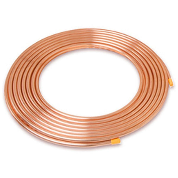 1/4" Type L Copper Refrigeration Tubing Coil, 3/8" OD, 50 Feet Roll Draft Warehouse