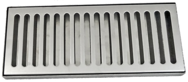 5" Stainless Steel Drip Tray Without Drain - Select Size Draft Warehouse