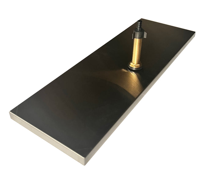 8" Stainless Steel Drip Tray with Drain - Select Size Draft Warehouse
