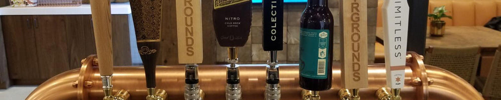 Copper tower with beer handles