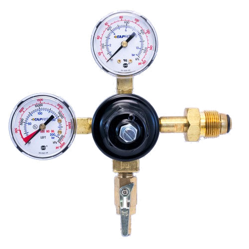 Tap Rite High Pressure Nitrogen Regulator (0-120 Lbs, 0 - 3000 Lbs 