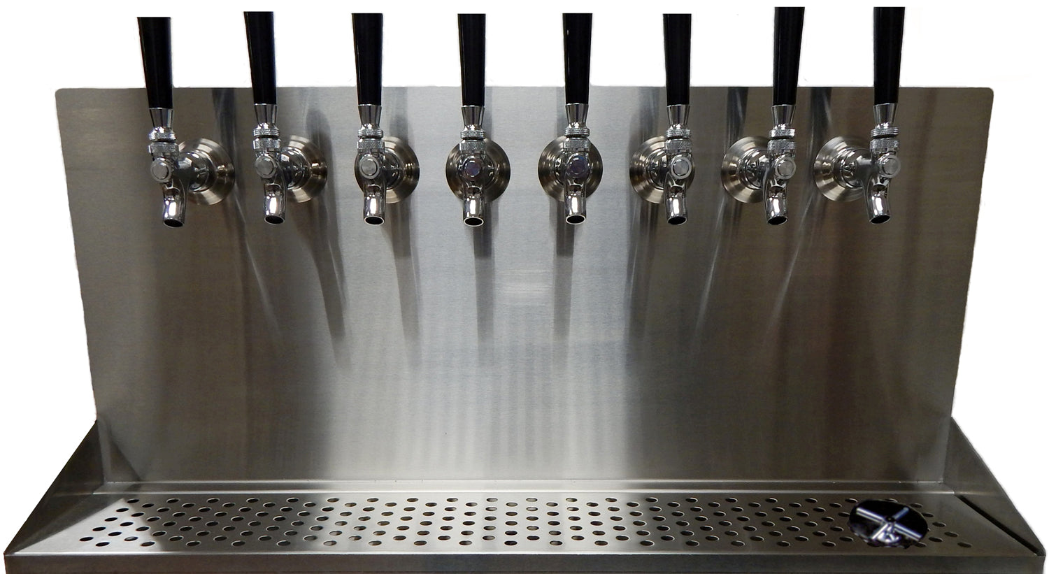 Wall Mount Beer Dispensers, SS304 Contact, With Rinser, Glycol Ready