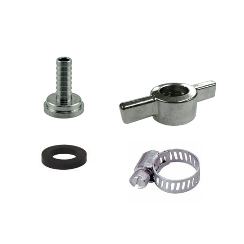 Connection Kit , Wing Nut - 3/16" ID, SS