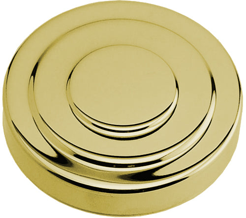 3" Tower Cap - Polished Brass Draft Warehouse