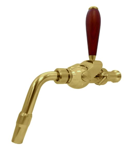 LUKR  Freedom Faucet, PVD Gold TiN over stainless steel - With U.S Shank Adapter