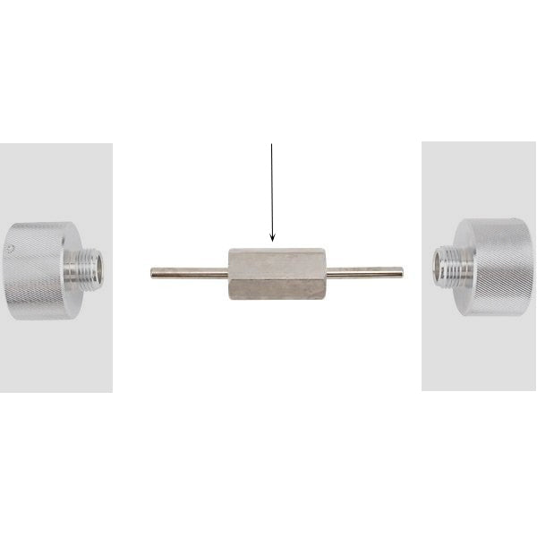 Dual Sankey Flush Cleaning Adapter Connector With Check Ball Lifters