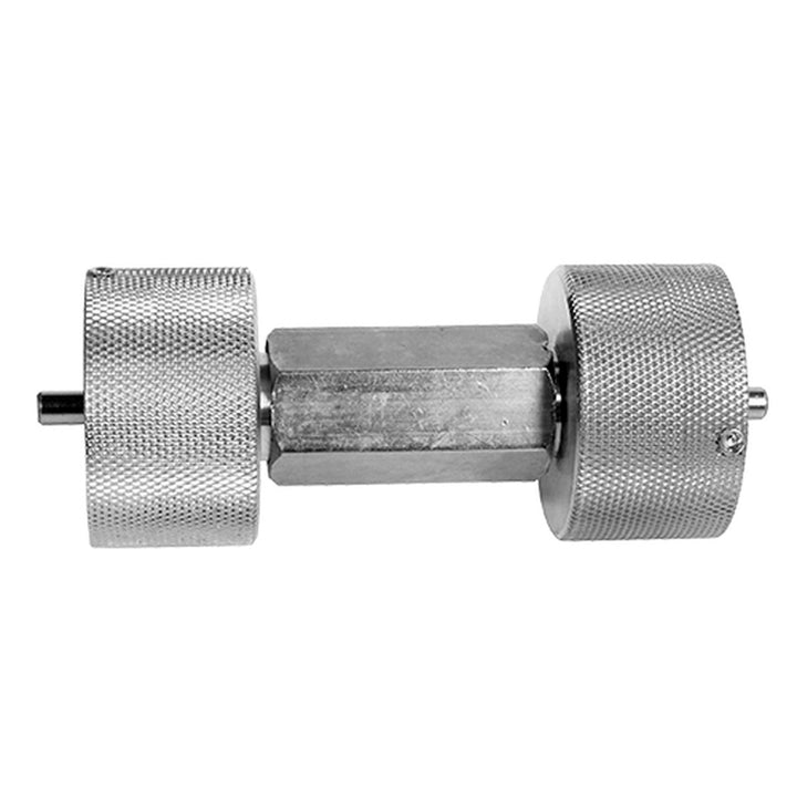 Dual Sankey Tap Keg Coupler Cleaning adapter with Check Ball Lifter