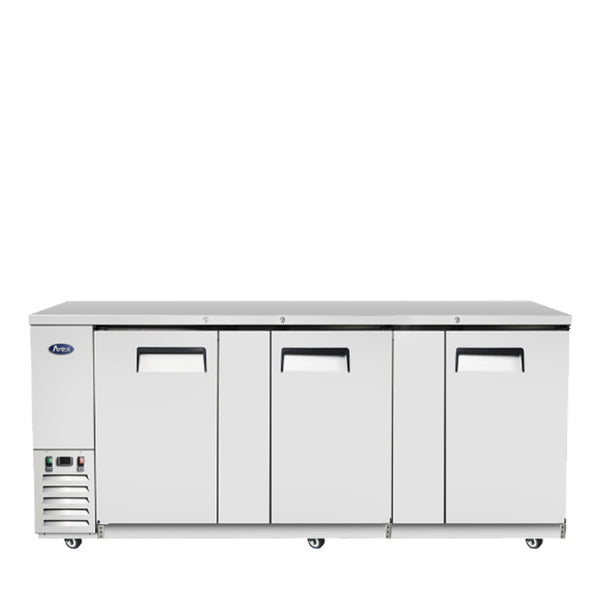 90" Back Bar Cooler, Atosa, SS Exterior