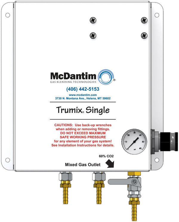 McDantim Trumix® Single Output Gas Blender Draft Warehouse