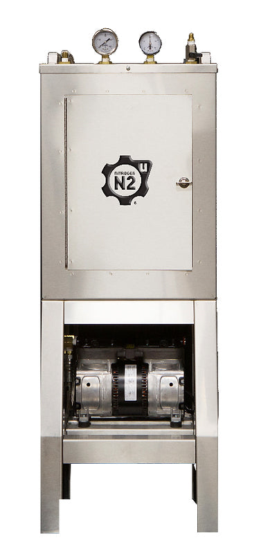 N2U Low Volume Nitrogen Generator with Compressor, and Storage Tank (3 SCFH) Draft Warehouse