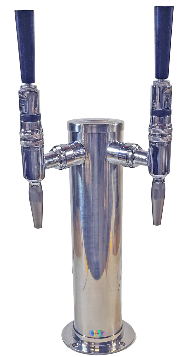 Nitro Coffee Double Faucet - All SS304 Contact 3" Column Tower. Select connection type. Draft Warehouse