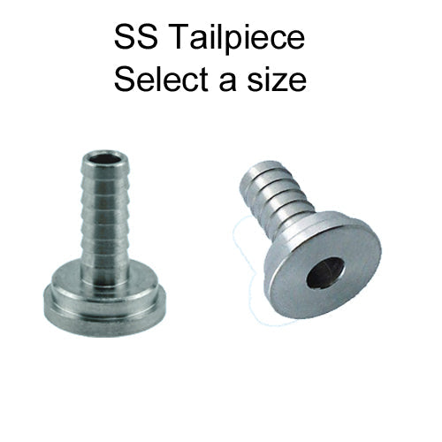 Stainless Steel Tailpeice (304 grade) - Select A Size Draft Warehouse