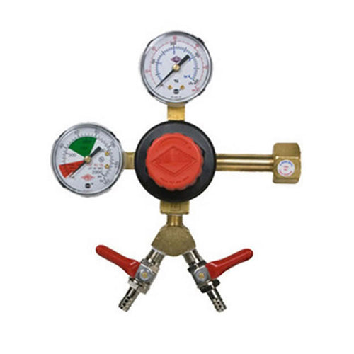 TapRite CO2 Regulator , Double Gauge - Dual Output – Draft Warehouse